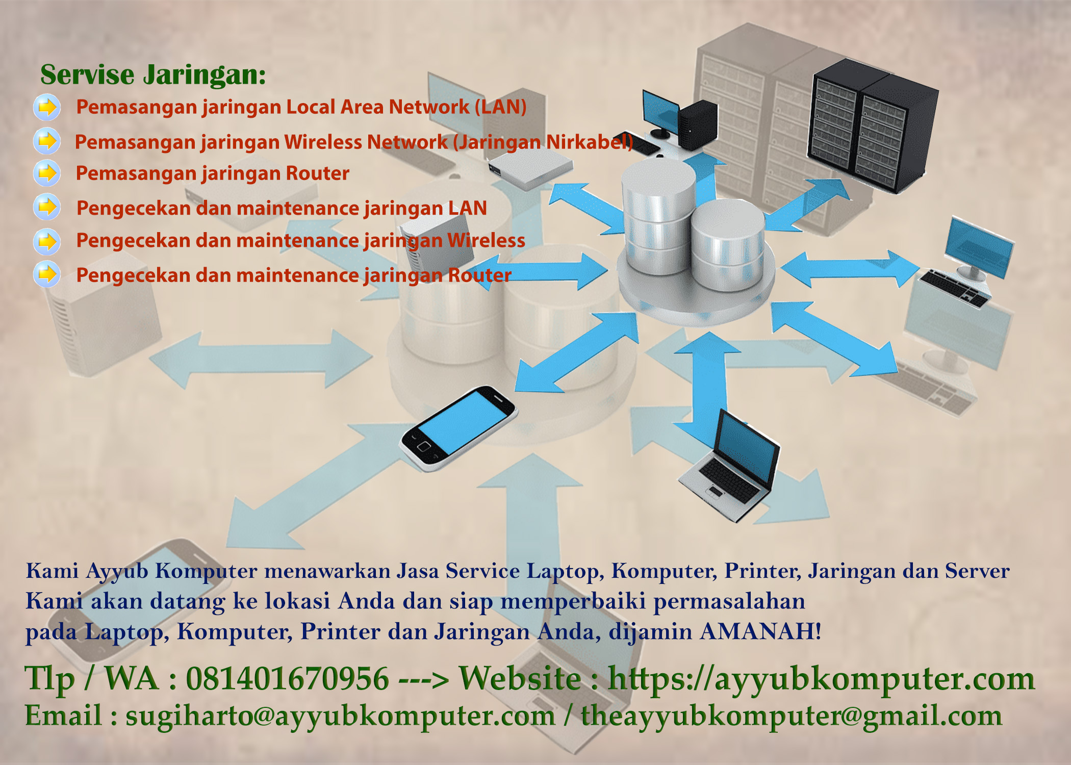 Service Jaringan Depok