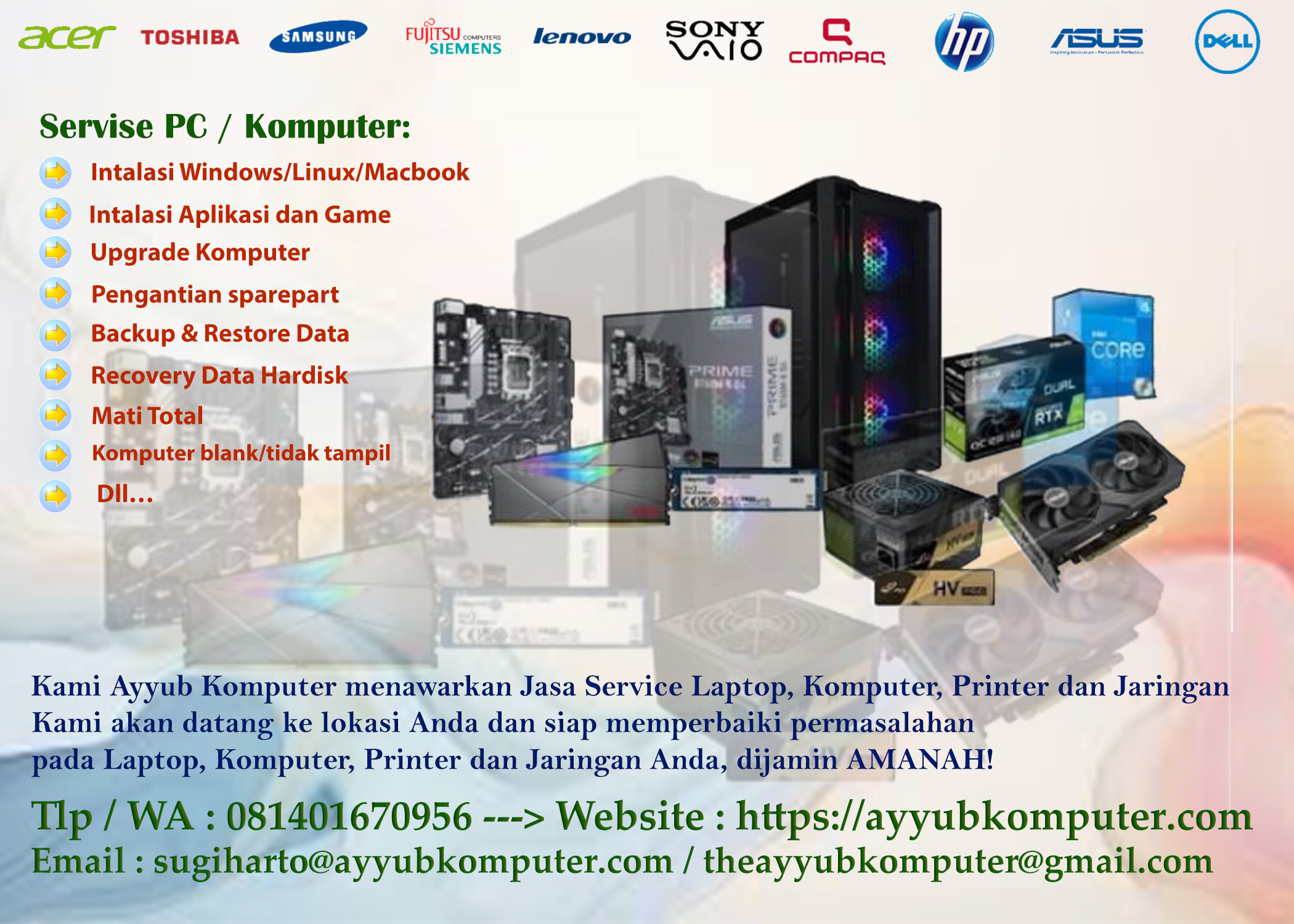 Service Komputer Bekasi